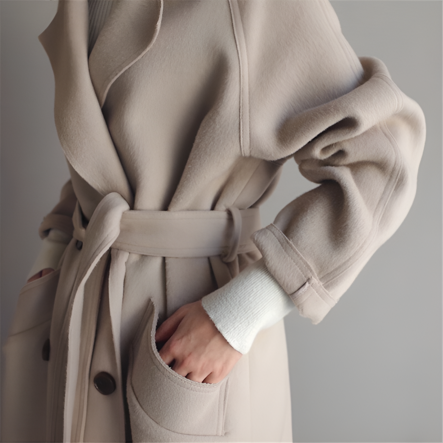 Nicky I Manteau Femme en Cachemire